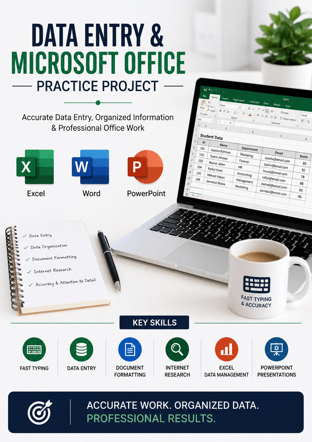 Microsoft Office & Data Entry Practice Project