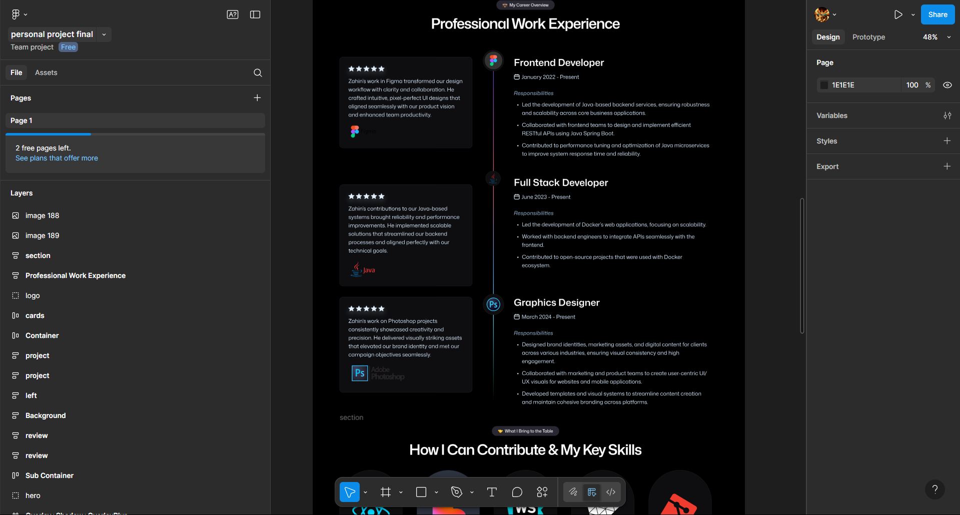 My Professional Work Portfolio